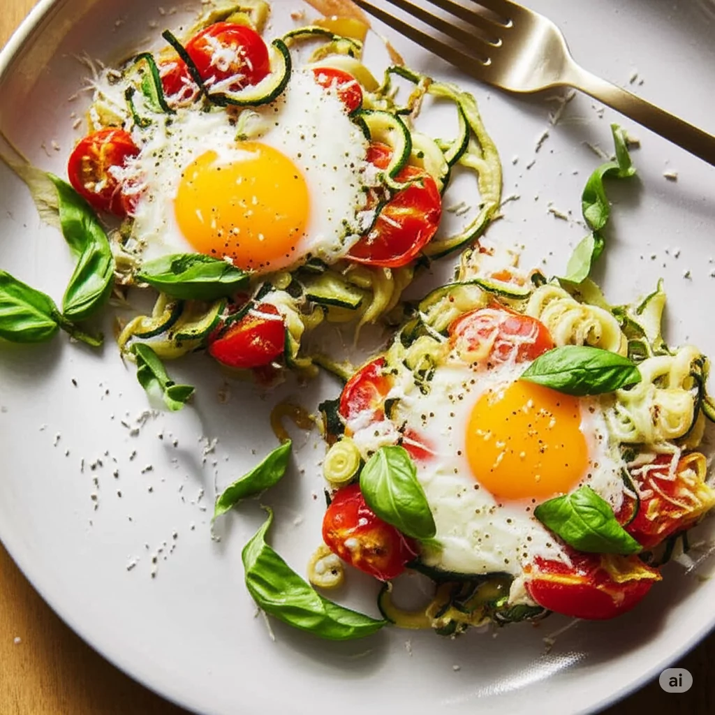 Baked-Eggs-Zoodle-Bundles