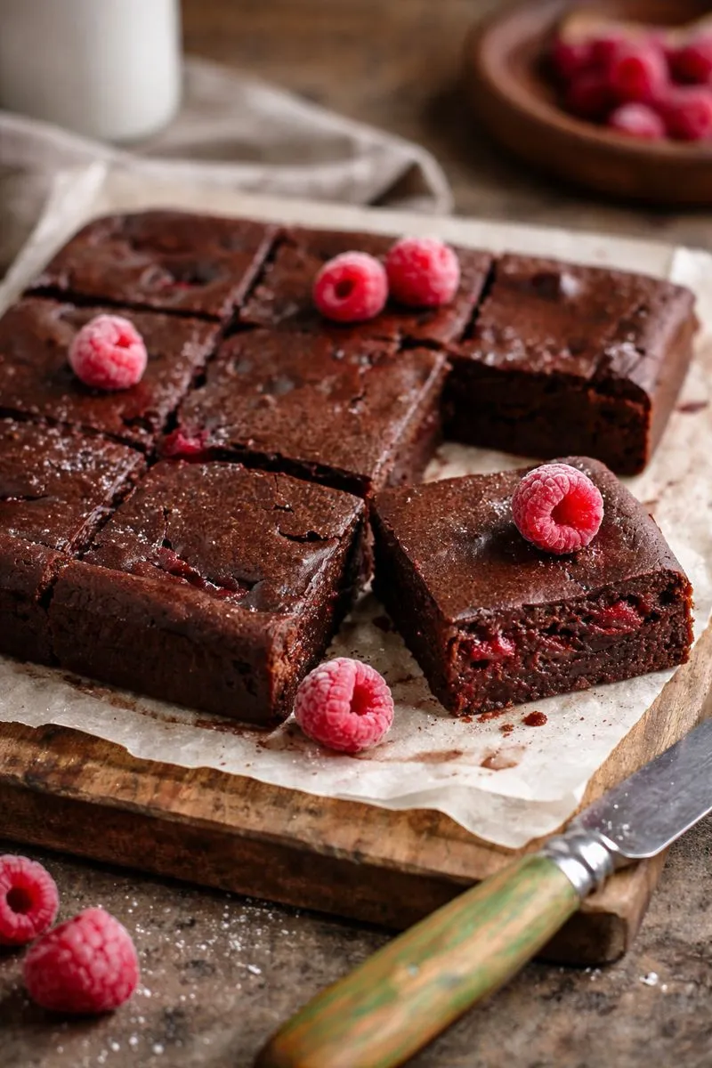 Chocolate Raspberry Brownies