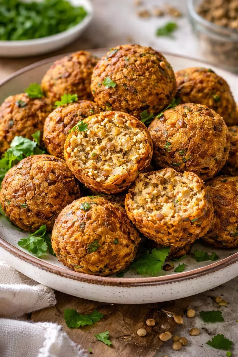 Protein Lentil Meatballs