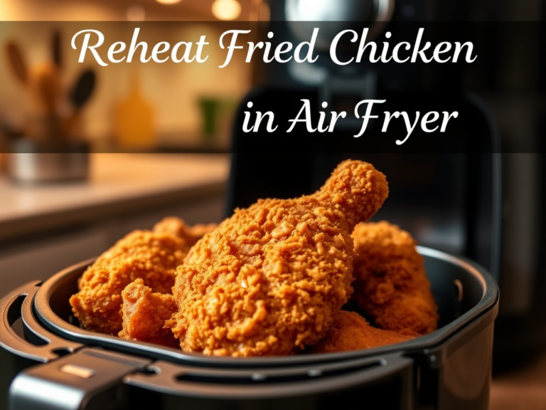 Reheat Fried Chicken in Air Fryer Without Drying